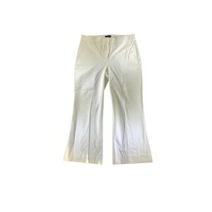 J.Crew‎ Hayden White Wide Leg Trouser Pants Women's Size 10